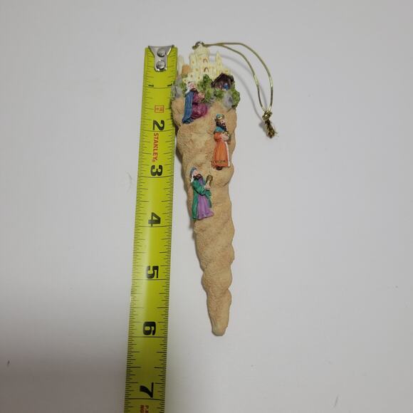 Wise Men Journey to Baby Jesus Icicle Nativity Scene Christmas Ornament - Picture 2 of 3